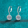 1ct Color Moissanite Loop Earring - Rokshok