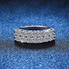 Color Moissanite Eternity Band Ring - Rokshok