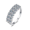 Color Moissanite Eternity Band Ring - Rokshok