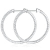 Moissanite Loop Earrings - Rokshok