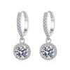 1ct Color Moissanite Loop Earring - Rokshok