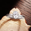 1-3CT Oval Moissanite Ring - Rokshok
