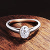 1-3CT Oval Moissanite Ring - Rokshok