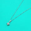 1ct Princess Cut Moissanite Necklace - Rokshok