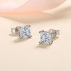 Color Princess Cut Moissanite Earring - Rokshok