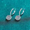 1ct Color Moissanite Loop Earring - Rokshok