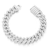 Moissanite Cuban Link Chain Bracelet - Rokshok