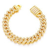 Moissanite Cuban Link Chain Bracelet - Rokshok