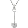 Chain Shovel Spade Moissanite Pendant - Rokshok