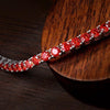 All Red Moissanite Tennis Bracelets - Rokshok
