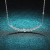 1.1CT Smile Pendant Moissanite Diamond Necklace - Rokshok