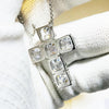 Cross Moissanite Pendant Necklace - Rokshok