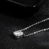 6x8mm 2ct Emerald Cut Moissanite Pendant Necklaces - Rokshok