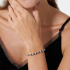 Black White Full Moissanite Diamond Tennis Bracelets - Rokshok