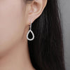 Moissanite Big Water Drop Earrings - Rokshok