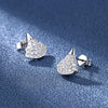 0.76CT Skirt Fan-Shaped Moissanite Stud Earrings - Rokshok