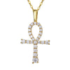 Moissanite Cross Pendant Necklace - Rokshok
