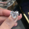 1-4CT Heart Cut Moissanite Diamond Solitaire - Rokshok