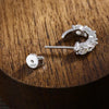 Curved Moissanite Earring - Rokshok