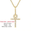 4mm Moissanite Cross Diamond Pendant - Rokshok
