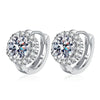 Moissanite Diamond Hoop Earrings - Rokshok