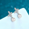 Butterfly Moissanite Diamond Drop Earrings - Rokshok