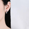 Full Moissanite Hoop Earring - Rokshok