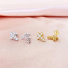 1.4cttw Cross Moissanite Diamond Stud Earrings - Rokshok