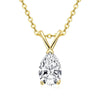 Waterdrop Moissanite Pendant Necklace - Rokshok