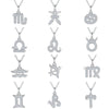Signs of The Zodiac Moissanite Diamond Pendant Necklaces - Rokshok