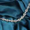 Luxury Flowers Full Moissanite Bride Necklace - Rokshok