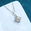 Princess Cut Square Moissanite Diamond Pendant - Rokshok