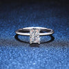 1ct Radiant Moissanite Rings - Rokshok
