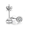 Round Cut Lab Diamond Moissanite Stud Earrings - Rokshok