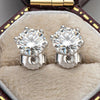 0.5ct/1ct/2ct D Color Moissanite Stud Earrings - Rokshok