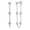 Round Bubble Moissanite Drop Earrings - Rokshok