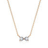 Heart Cut Bowknot Moissanite Diamond Pendant Necklace - Rokshok