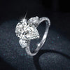 6.72 Carat Luxury Pear-Shape Moissanite Ring - Rokshok