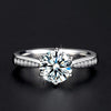 3ct Moissanite Six Claw Ring - Rokshok