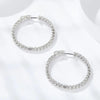 Moissanite Hoop Earrings - Rokshok