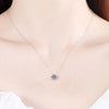 1ct Moissanite Round Cut Pendant Necklaces - Rokshok