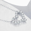 1CT Heart Moissanite Pendant Necklace - Rokshok