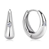 Moissanite Diamond Hoop Earrings - Rokshok