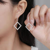Full Moissanite Pendant Earrings - Rokshok