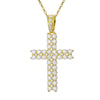 Moissanite Cross Pendant Necklace - Rokshok