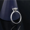 1.5 Carat Water Drop Shape Moissanite Engagement Rings - Rokshok