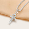 4mm Moissanite Cross Diamond Pendant - Rokshok