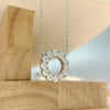 Moissanite Round Pendant Necklace - Rokshok