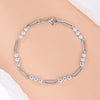 3mm Paper Clip Moissanite Bracelets - Rokshok