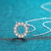 Moissanite Round Pendant Necklace - Rokshok